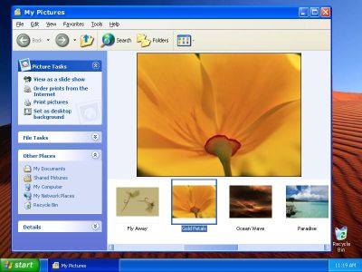 Windows XP Luna Interface