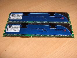 Kingston HyperX 2GB DDR3-1600 RAM kit