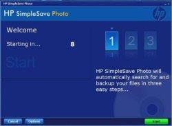 HP SimpleSave Photo - loading