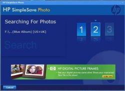 HP SimpleSave Photo - searching