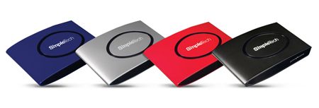 SimpleTech 160GB SimpleDrive Portable Hard Drive