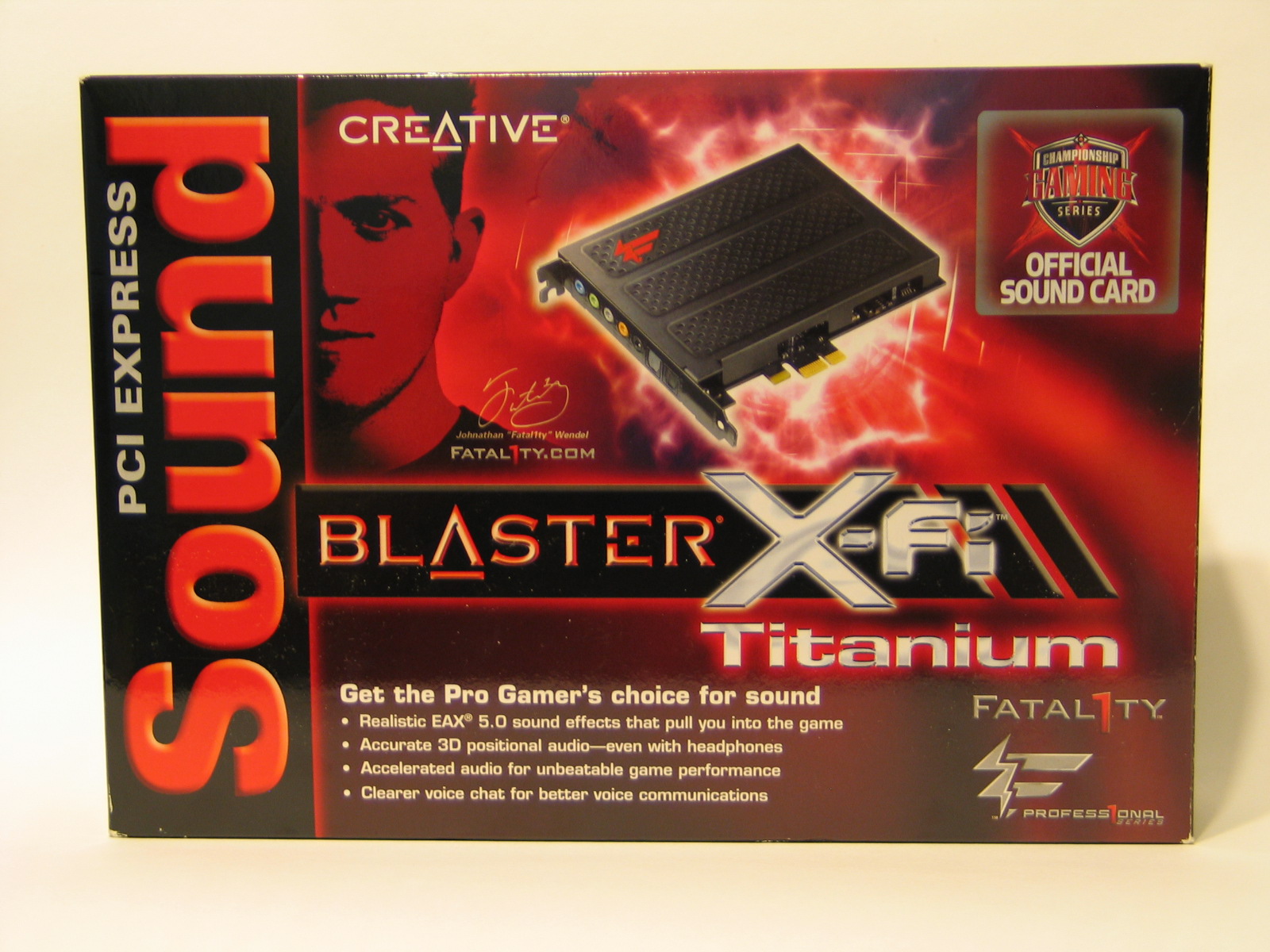 Creative Labs Sound Blaster X-Fi Titanium Fatal1ty Professional 