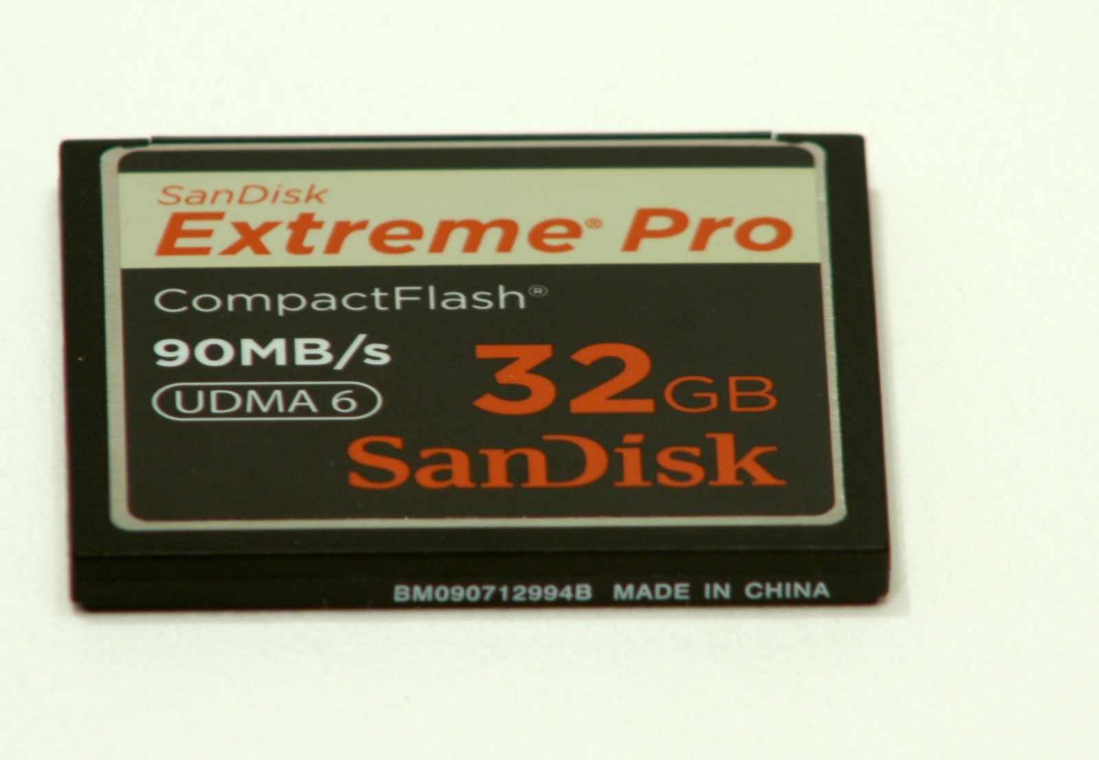 Sandisk Extreme Pro Compact Flash Memory card