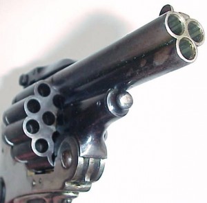 Three Barrel Revolver/Gun 
