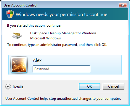 A UAC confirmation dialog, an all-too-common sight in Windows Vista.
