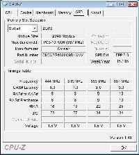 Corsair XMS3 DHX DDR3-1600 4GB kit