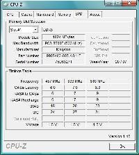 Kingston KHX11000D3LLK2/2G DDR3 1375MHz 2GB kit CPU-Z
