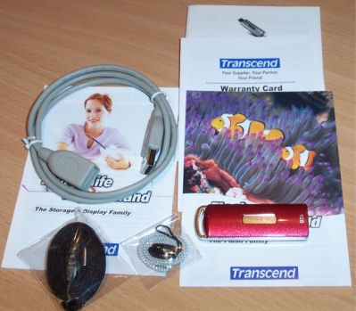 Contents of JetFlash 110 1GB USB Drive, Click for Larger Image!