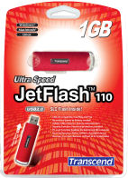 JetFlash 110 1GB Model, click here for a larger view