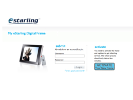 eStarling ImpactV Wireless Digital Photo Frame