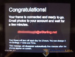 eStarling ImpactV Wireless Digital Photo Frame