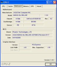CPUID Mainboard Information Thumbnail