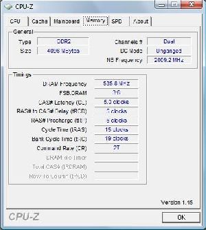 AMD Phenom 9950 CPU-Z