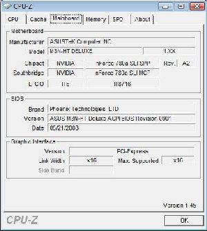 AMD Phenom 9950 CPU-Z