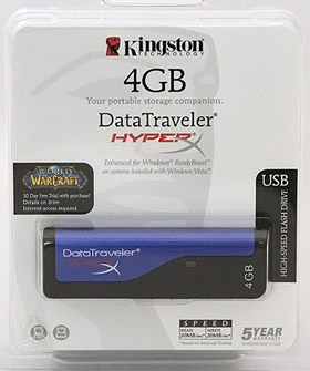 Kingston Technologies HyperX 4GB in package