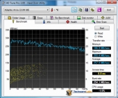 two drive Adaptec stripe HD TunePro Read