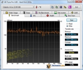 two drive Adaptec stripe HD TunePro Write