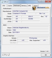 AMD Phenom II X4 980 Black Edition CPU-Z  mainboard