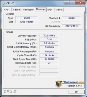 AMD Phenom II X4 980 Black Edition CPU-Z  memory