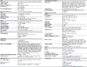 specifications
