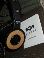 House of Marley Redemption Song On-ear Headphones Wood view