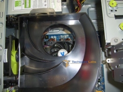 Allure: Shroud off-center from heat-sink fan.