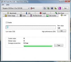 HD Tune AAM Test