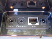 Logitech Squeezebox Boom i/o jacks.