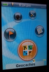 Magellan eXplorist GC Geocache Menu