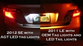 Toyota Camry LED Tag Lights