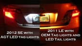 Toyota Camry LED Tag Lights