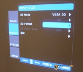 optoma-hd33 Menus