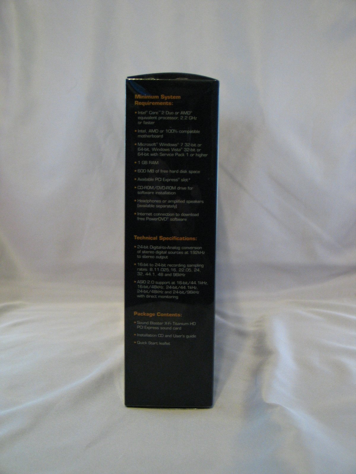 Creative Sound Blaster X-Fi Titanium HD - Page 2 of 3 - TechwareLabs