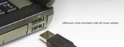 power via USB