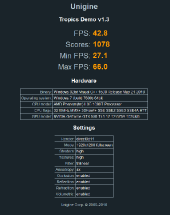 Unigine Tropics ver.1.3