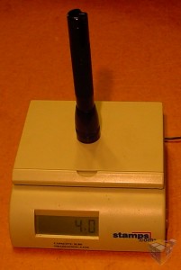 A common household item for scale